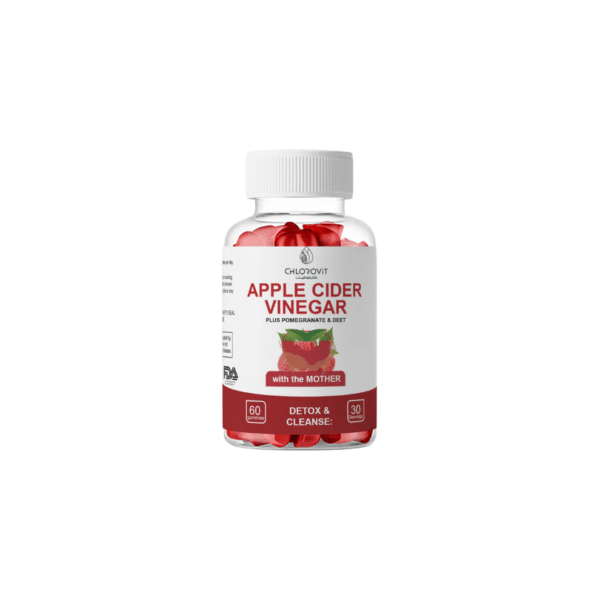 Apple Cider Vinegar Gummies – خل التفاح للتنحيف وتحسين الهضم | 60 حبة