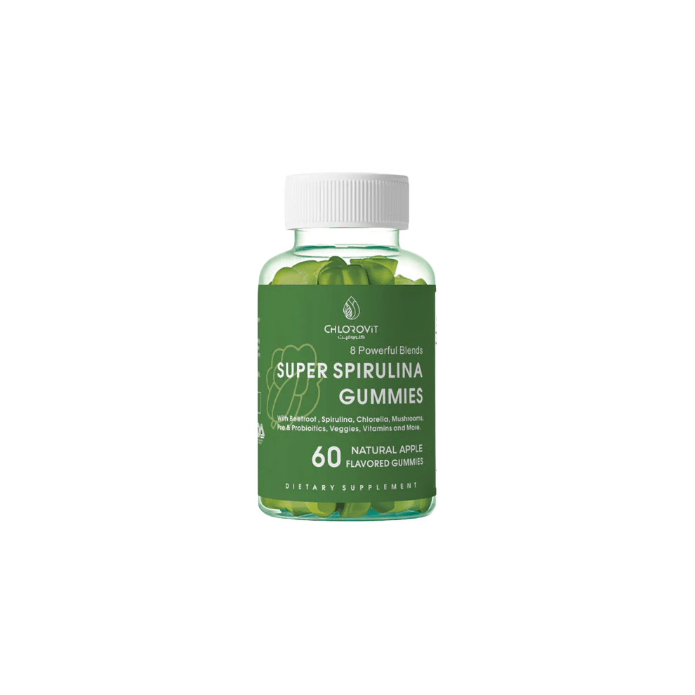 41 علكات سبيرولينا - Super Spirulina - دعم الطاقة والمناعة | 60 حبة - الصورة 1